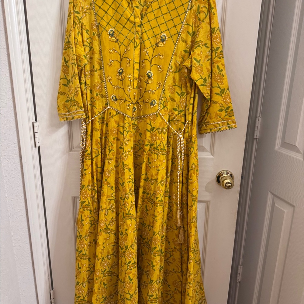 Floral Yellow Dress